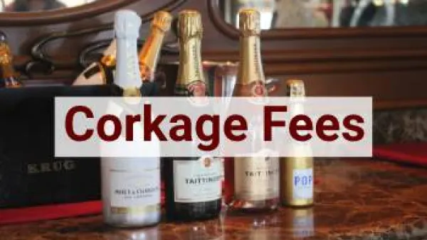 Corkage Fees on Cruise Lines - Bottles of Champagne in Remy on Disney Dream