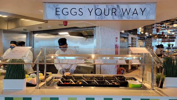 Eggs Your Way - Oceanview Cafe on Celebrity Millennium