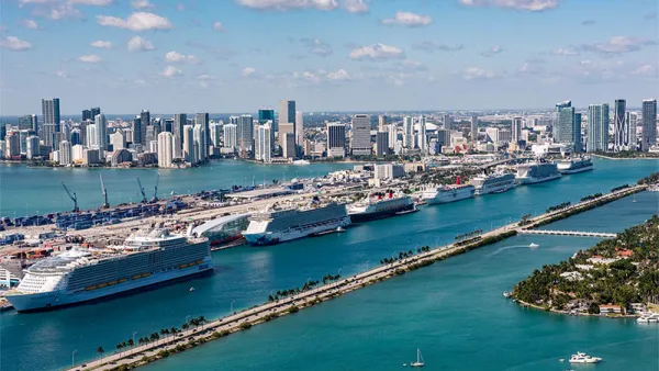 PortMiami from above
