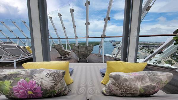 Day Bed at The Retreat Sundeck on Celebrity Edge