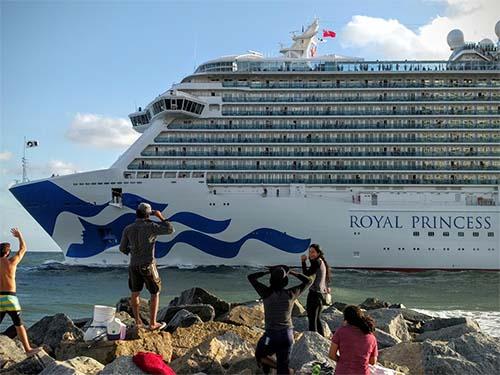 Royal Princess Leaving Port Everglades