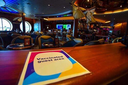Vaccinated Guest Are on Freedom of the Seas - photo courtesy of RoyalCaribbeanBlog.com